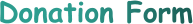 Donation Form